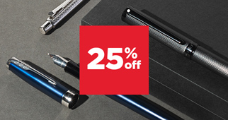 25% off premium & gift pens