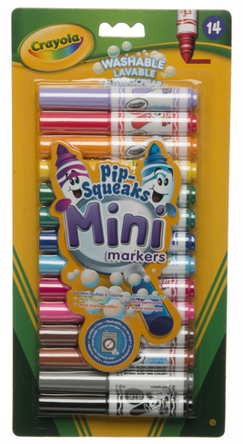 Crayola Pipsqueaks Mini Markers (Pack of 14)