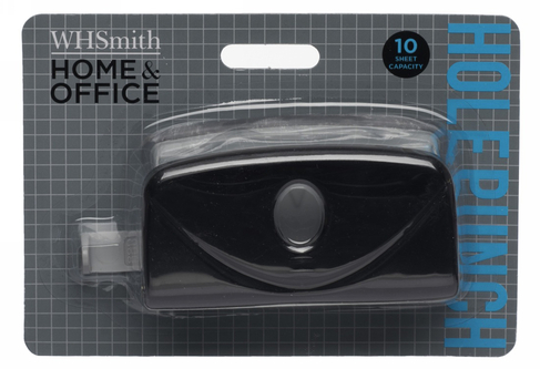 WHSmith Black Small Hole Punch