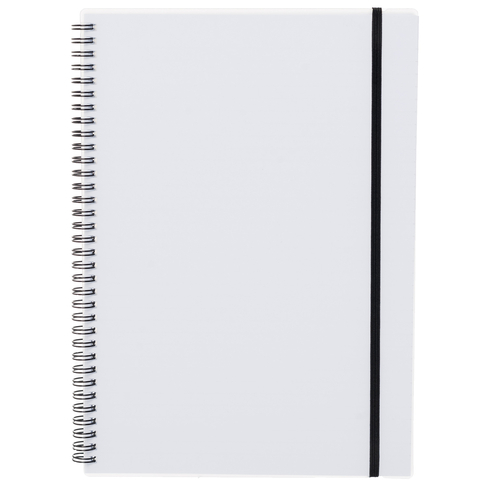 WHSmith White Polypro A4 Notebook