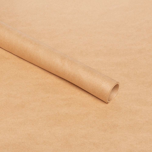Eco-Wrap Recycled and Recyclable Plain Kraft 4m Wrapping Paper