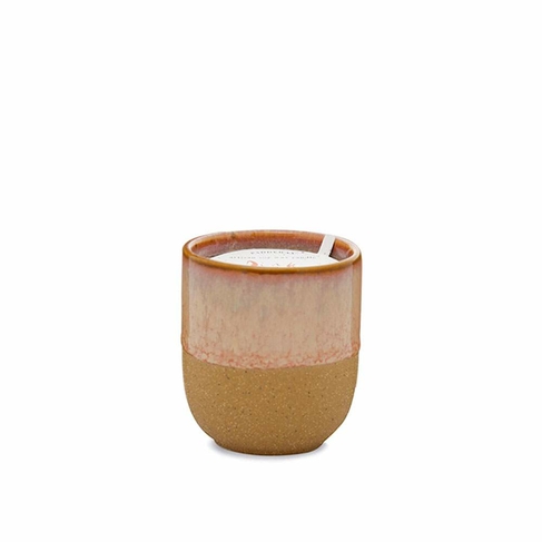 Paddywax Kin Dusty Pink Glaze Opal and Persimmon Ceramic Candle
