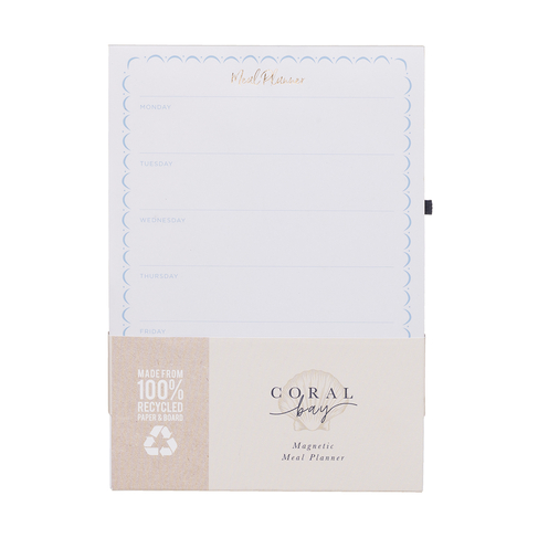WHSmith Coral Bay Magnetic Meal Planner Pad