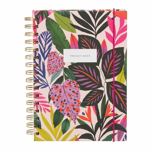 WHSmith Wild Botanicals A5 Ruled Project Notebook
