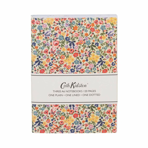 Cath Kidston 3 Pack A6 Notebooks