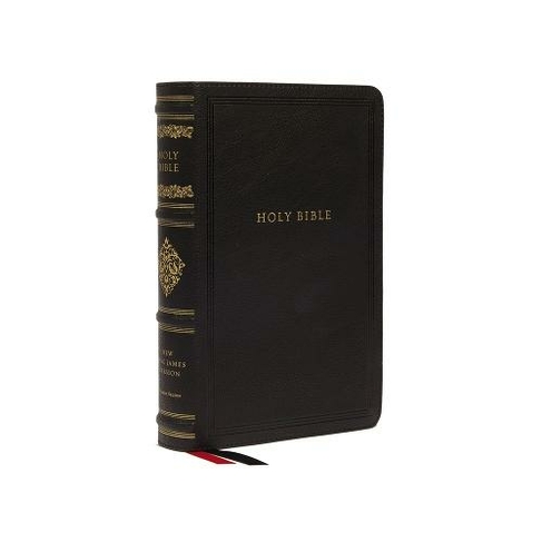 NKJV, Personal Size Reference Bible, Sovereign Collection, Leathersoft, Black, Red Letter, Comfort Print: Holy Bible, New King James Version