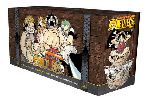 One Piece Box Set 1: East Blue and Baroque Works: Volumes 1-23 with Premium (One Piece Box Sets 1)