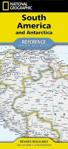 National Geographic South America and Antarctica Map (Folded with Flags and Facts): (National Geographic Reference Map 2022nd ed.)