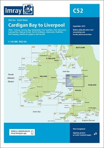 Imray Chart C52: Cardigan Bay to Liverpool (C Charts 52 New edition)